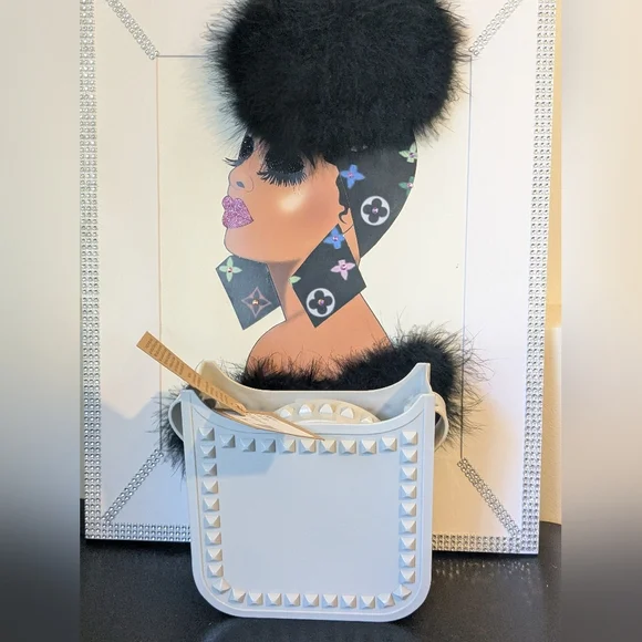 Carmen Sol NWT Jelly Lisa Tote Crossbody Shoulder Bag - Picture 6 of 12